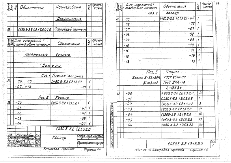 Серия 1.450.3-3 выпуск 2 часть 1. Страница 037