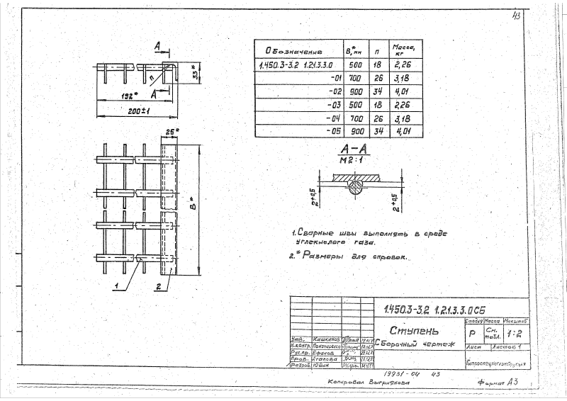 Серия 1.450.3-3 выпуск 2 часть 1. Страница 043
