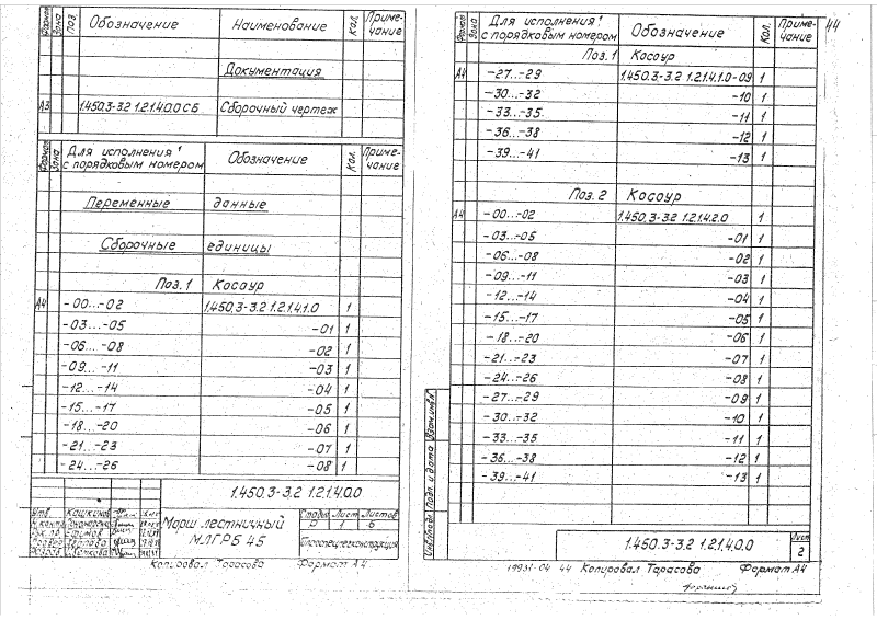 Серия 1.450.3-3 выпуск 2 часть 1. Страница 044