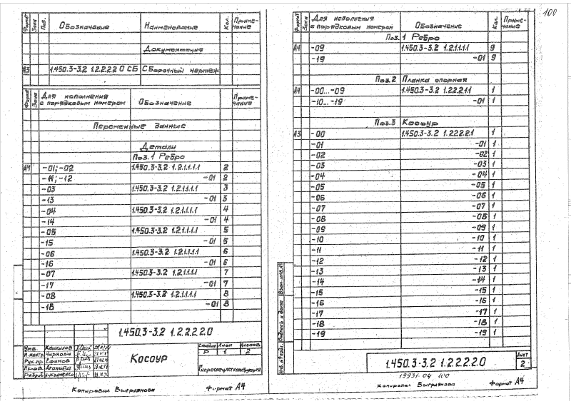 Серия 1.450.3-3 выпуск 2 часть 1. Страница 100