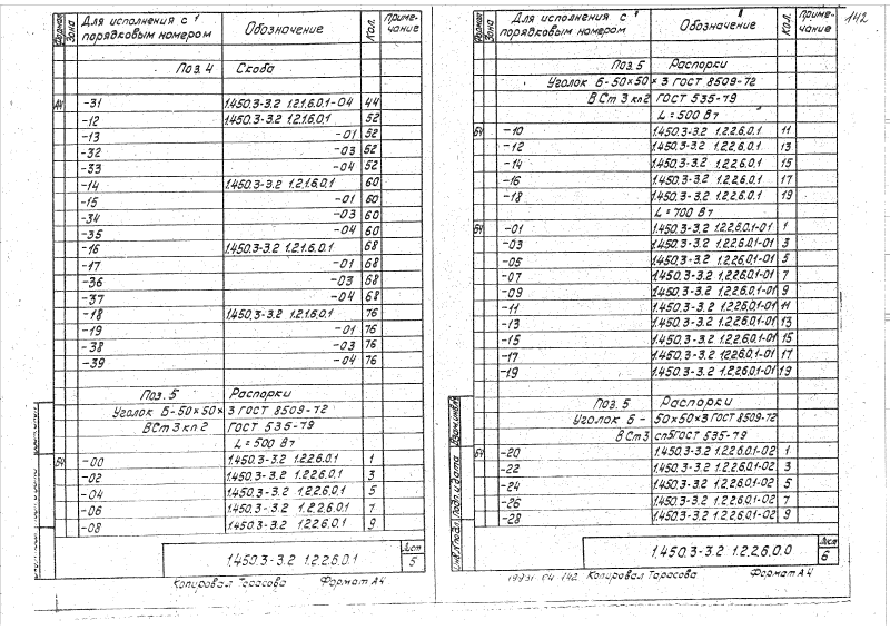 Серия 1.450.3-3 выпуск 2 часть 1. Страница 142