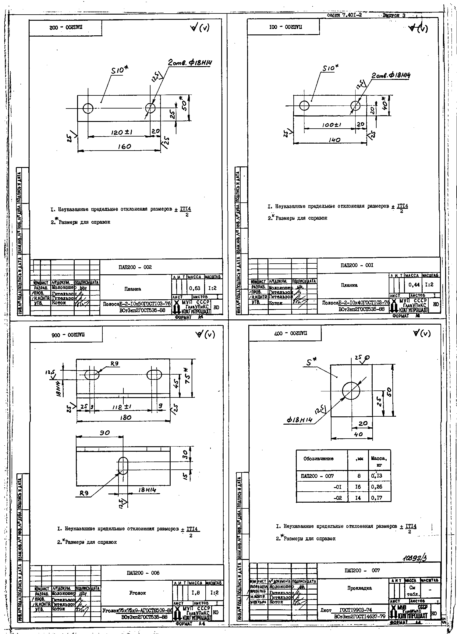 Серия 7.401-2 выпуск 3. Страница 56
