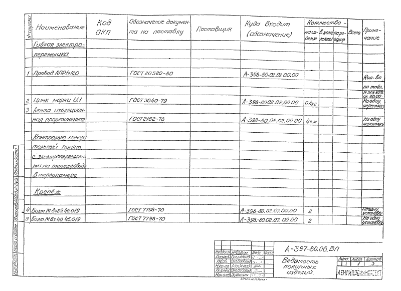 Альбом А397-80. Страница 112