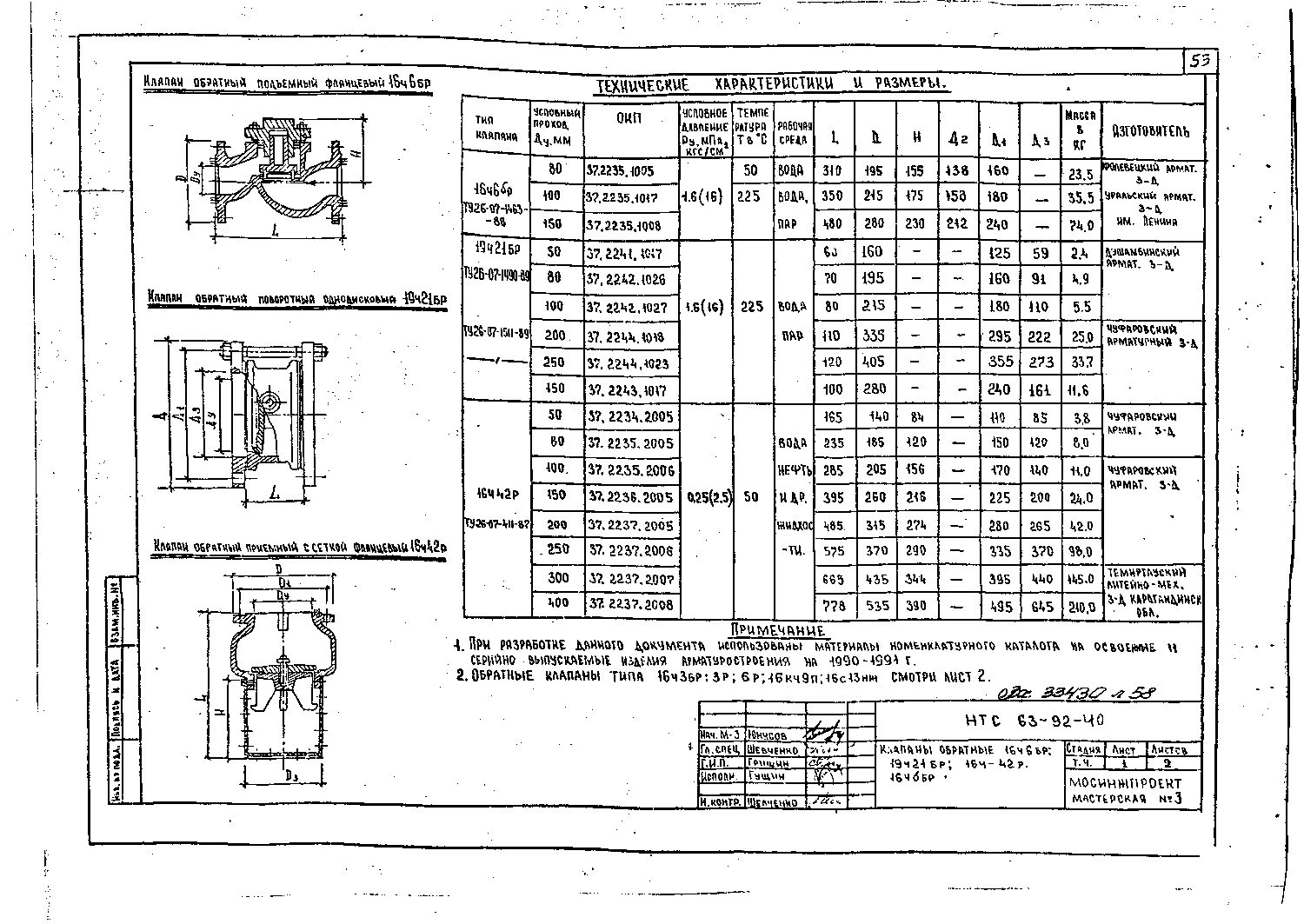 Альбом НТС 63-92. Страница 058