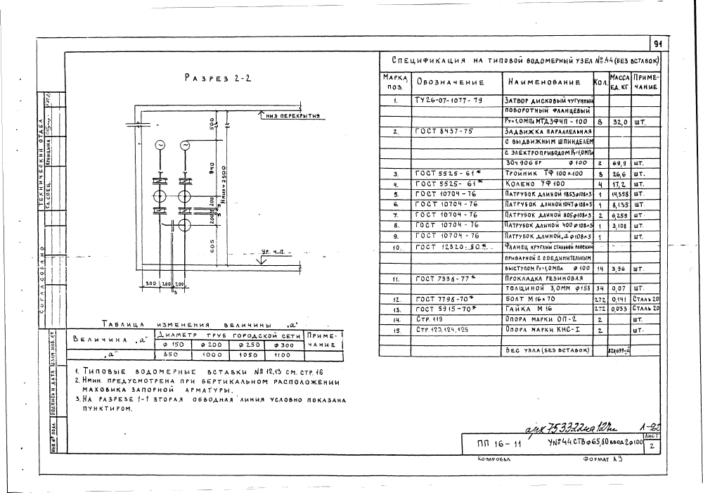 Альбом ПП16-11. Страница 092