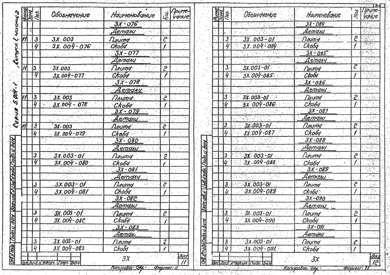 Серия 5.904-1 выпуск 1 часть 2. Страница 087