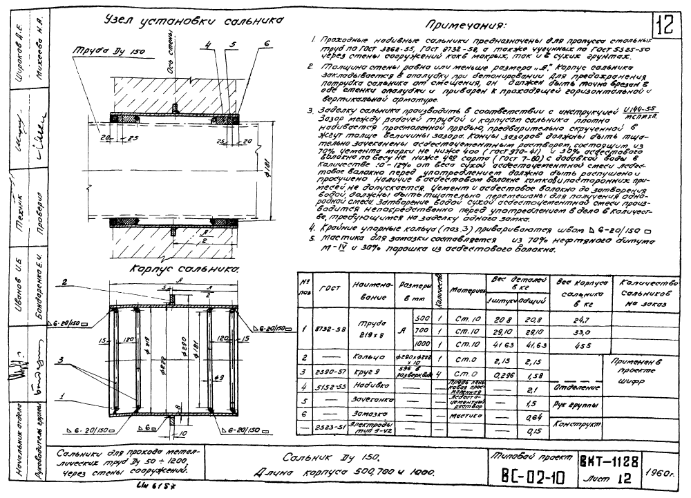 Cальники Ду50-1200. Страница 13
