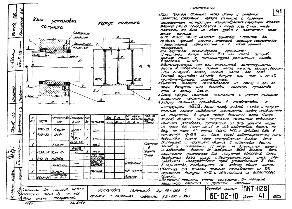 Cальники Ду50-1200. Страница 42