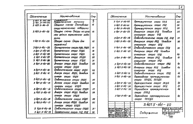 Серия 3.407.5-141. Страница 002
