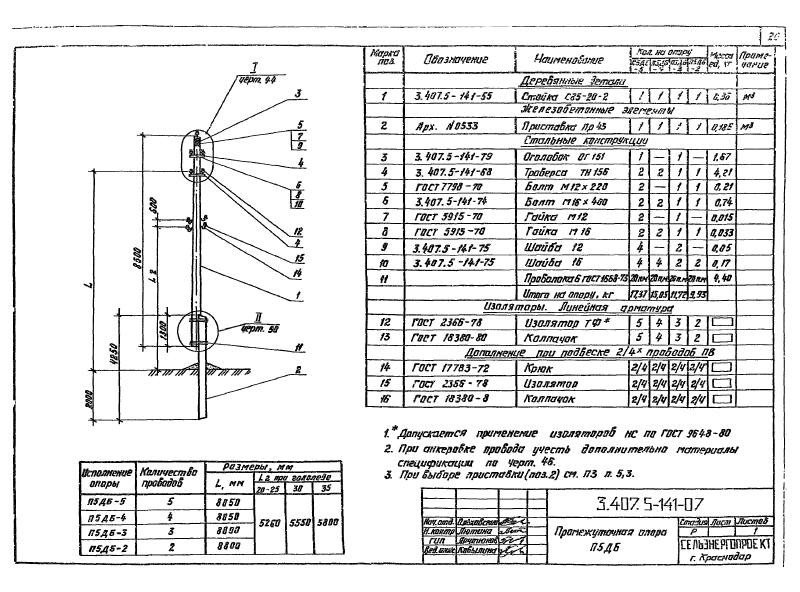 Серия 3.407.5-141. Страница 020