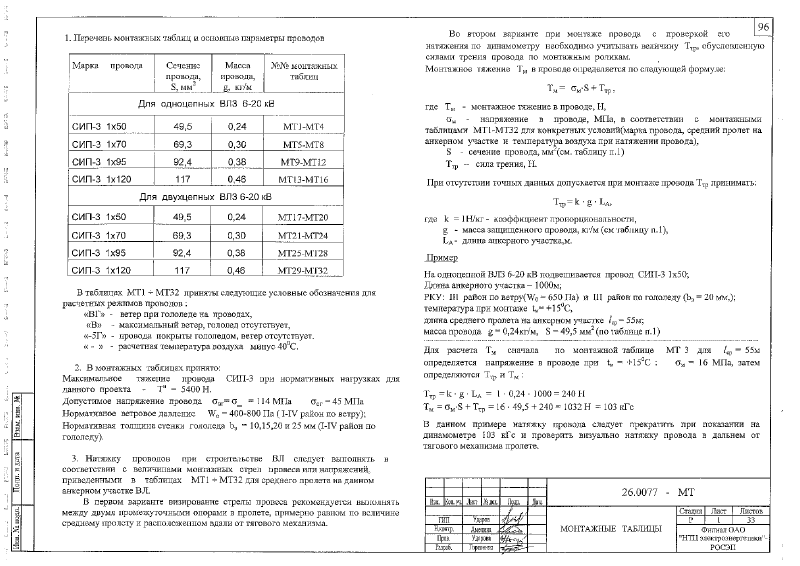 Шифр 26.0077. Страница 097