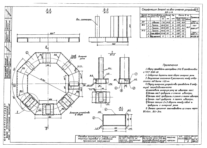 Серия 3.504-14/75 выпуск 1. Страница 13